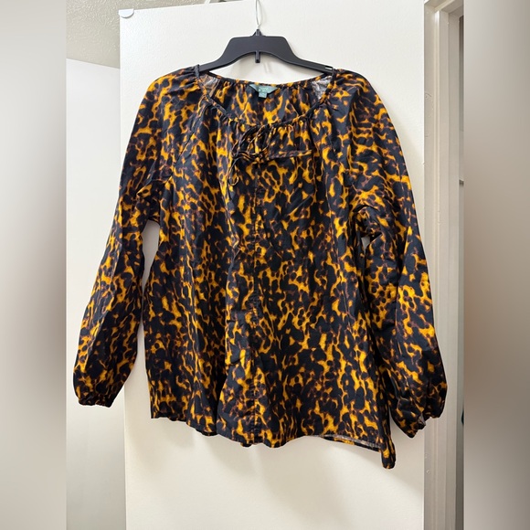Terra & Sky Tops - Leopard Print Women's Top